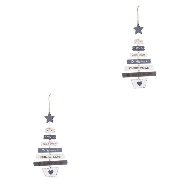 Moyic Año Nuevo 2020, letras navideñas, artesanía de , adorno para árbol de Navidad, decoraciones navideñas, colgantes colgantes de Type1 NO1