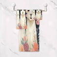 thumbnail image 5 of Coolnut Alpaca Flowers Towels 3 Pack Bath Towels for Bathroom Set Soft Cotton Highly Absorbent Lightweight & Quickdry Towel Set 1 Bath Towel,1 Hand Towel,1 Washclothe Wash cloth, 5 of 6