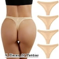 thumbnail image 2 of B91xZ Culottes Sans Couture pour Femmes en Coton Taille Haute, C L, 2 of 5