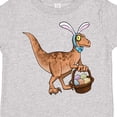 thumbnail image 4 of Inktastic Easter Velociraptor with Bunny Ears Boys or Girls Toddler T-Shirt, 4 of 5