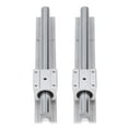 thumbnail image 3 of Guide-Gorge Linéaire, Rails de Guidage Haute Dureté 2 Pcs Petite Friction pour Équipement, 3 of 7