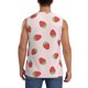 thumbnail image 4 of Fotbe Strawberry Men's Camiseta sin Mangas Estampada para Hombres, Playera Casual para Gimnasio, Entrenamiento, Playa-3X-Large, 4 of 7