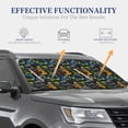 thumbnail image 4 of Fotbe Off-Road Vehicle 2-Piece Car Windshield Sun Shade | Sun Blocker for Car Windshield | Foldable Automotive Interior Accessories for Sun Protection-Large, 4 of 7