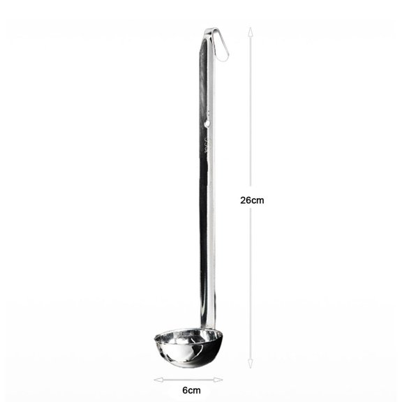 Stainless Steel Ladle Soup long Handle Ladle for Kitchen Cooking Soup Sauce