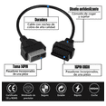 thumbnail image 4 of Adaptador De Escáner Obd2 Para Nissan/tsuru De 16 A 14 Pines Negro, 4 of 4