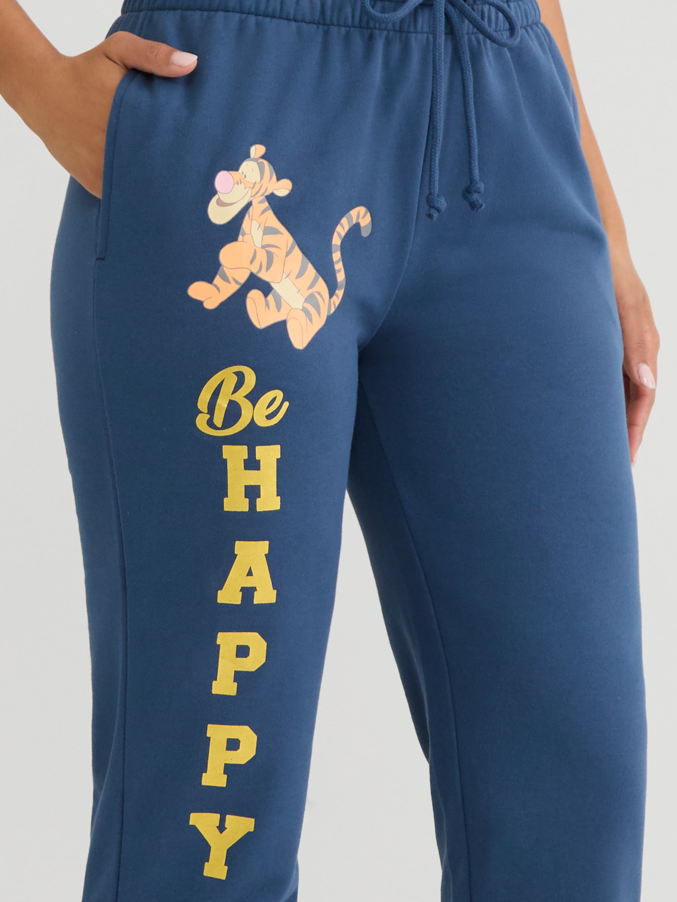 Disney Women’s and Women’s Plus Tigger Graphic Print Joggers, 29'' Inseam, Sizes XXS-2XL