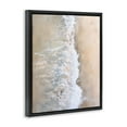 thumbnail image 3 of Stupell Industries Coastal Neutral Coast Wave Crash Black Floating Frame Canvas Art, 17 x 21, by Petals Prints Design, 3 of 8