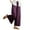Purple, variant on Lolmot Summer Capri Pants for Women Cotton Linen Wide Leg Pants High Elastic Waisted Lounge Palazzo Beach Casual Comfy Flowy Trousers with Pockets