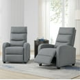 thumbnail image 2 of CHITA Recliner Chairs for Adults Sofa Chair with Lumbar Support Home Theater Seating for Living Room, Fabric in Grey, 2 of 10