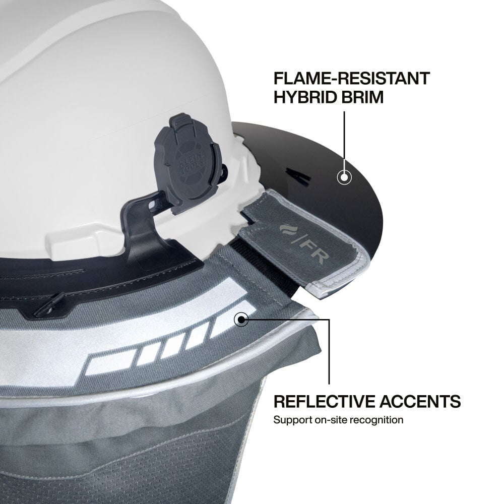 Klein Tools Flame-Resistant Sombrero Hybrid Brim
