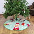 thumbnail image 4 of Splihome 90Cm Christmas Tree Skirt Base Floor Mat Cover Xmas Tree Ornament Decor A, 4 of 5