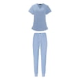 thumbnail image 1 of Conjunto De Uniformes De Enfermería Para Mujer, Top Y Pantalones De Enfermera Para Tienda De Mascotas, M, 1 of 8