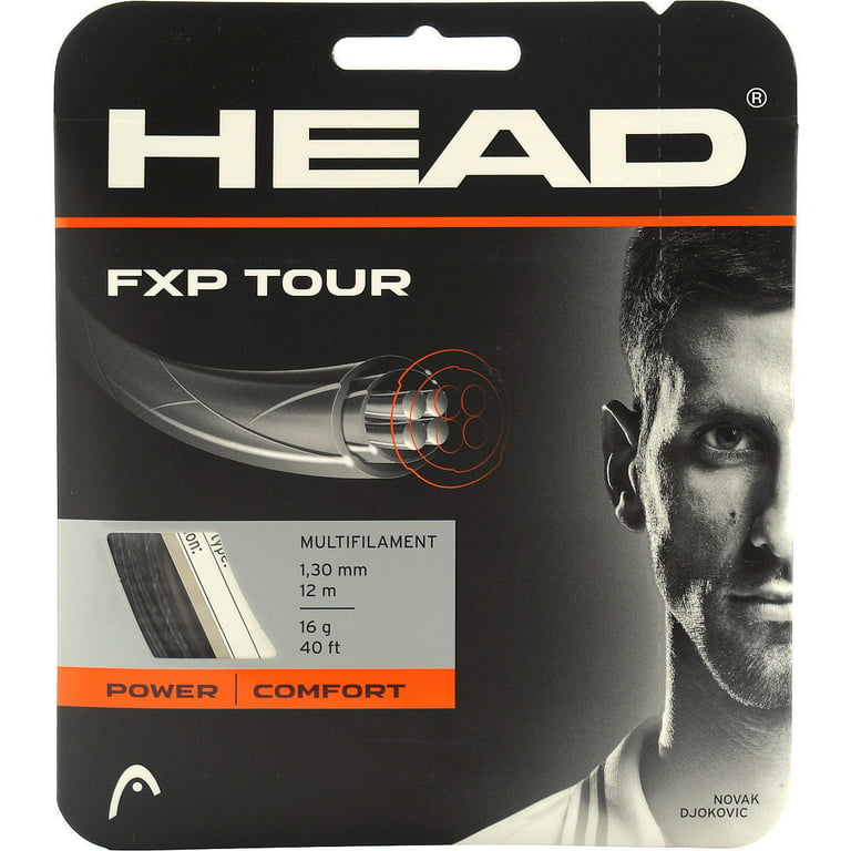 Head FXP Tour 16g 40ft Multifilament Tennis String Black 
