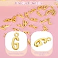 thumbnail image 3 of 40Pcs Letter Charm, Alloy Letter g Initial Alphabet Charm for DIY Crafts Jewelry Making Bracelets Earrings Necklace, Gold, 3 of 7