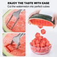 thumbnail image 4 of Wtermelon Cutter Slicer Cut Watermelon Into Cubes Knife Melon Baller for Kitchen Gadgets Useful Cool Tool, 4 of 12