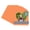 Orange, variant on Topaz Orange Picture Frame Mat for 26x26 Frames - Heart Opening for 21x21 Photos - 1 Mat