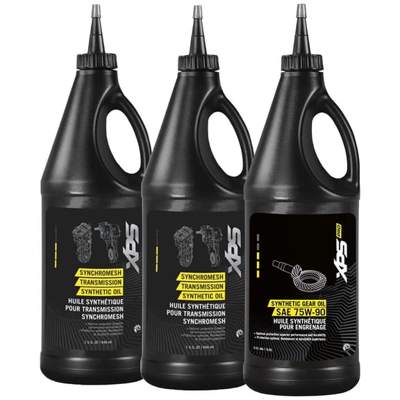 Tusk Drivetrain Oil Change Kit with Can-Am Oil For Can-Am Maverick X3 Max Turbo R 64 Inch 2017-2019