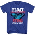 thumbnail image 1 of Muhammad Ali Float And Sting Royal Adult T-Shirt 4Xl, 1 of 2