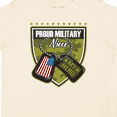 thumbnail image 4 of Inktastic Proud Military Niece Gift Girls Toddler T-Shirt, 4 of 5