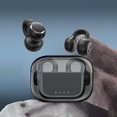 thumbnail image 3 of Bluetooth Earbuds, Hwkond Wireless Ear Clip Skeleton Conduction HeadphonesBluetooth 5.3 Waterproofs Open Ear HeadphonesApply For RunningSportsCyclingDriving, Black, Up to 60% Off, 3 of 8