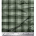 thumbnail image 1 of Soimoi Polyester Crepe Fabric Square & Check Shirting Print Fabric by Yard 42 Inch Wide, 1 of 1