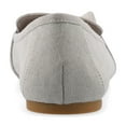 thumbnail image 4 of Journee Womens Marci Slip On Round Toe Loafer Dress Flats, Widths Available, 4 of 9