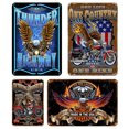 thumbnail image 1 of Kit Pintura Hierro Rectangular Con Placa Metal Vintage Motocicleta 4 Uds. 20x30cm, 1 of 9