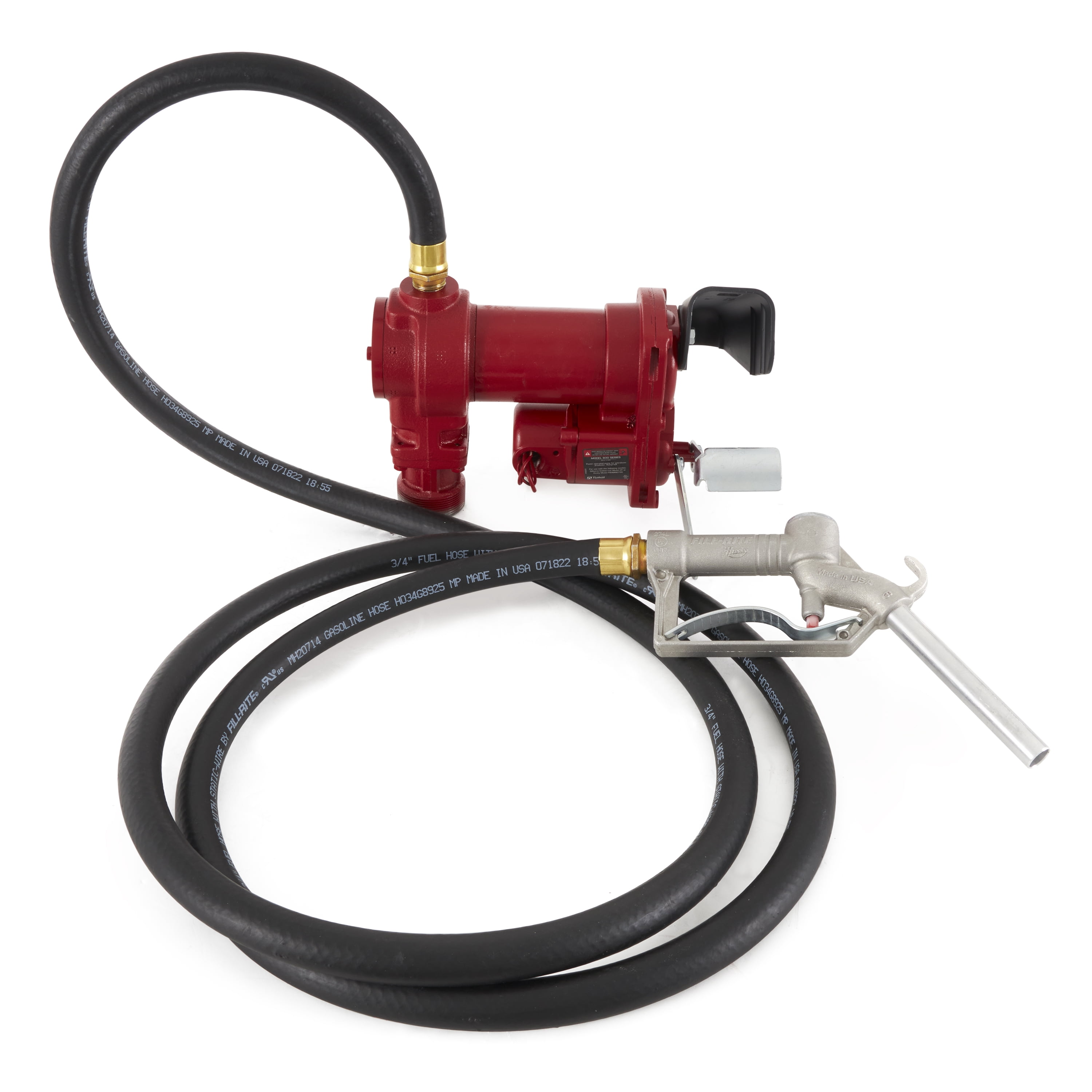 Tuthill Transfer FR610H 115V 1.5 Amp Heavy-Duty 15 GPM Corded Fuel Transfer Pump with Manual Nozzle