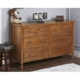 thumbnail image 4 of evolur Julienne 6 Drawer Dresser, Solid Wood, Modern, French Linen, 34" H x 58" W x 20" D, 4 of 4