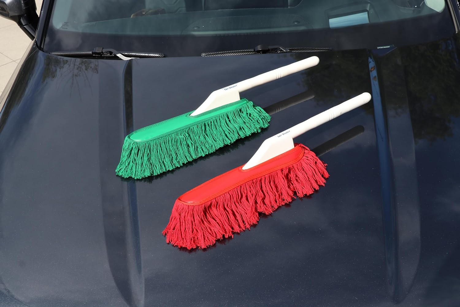 California Car Duster Detailing Combo Kit 2-Pack Bundle with Plastic Handles 64455