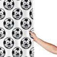 thumbnail image 3 of Sigee Happy Soccer for Waterproof Fabric Shower Curtain 72" W x 72" H for Bathroom Shower Curtain, 3 of 5