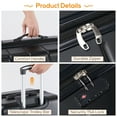 thumbnail image 2 of LIFERECORD Carry-On Luggage, 24 inch Hard Shell Rolling Suitcase for Travel Expandable Lightweight with Spinner Wheels TSA Lock, 2 of 7
