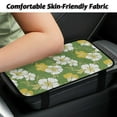 thumbnail image 3 of Yuyamidu Green Hibiscus Center Console Cover Pad for SUV ar Truck Flannel Auto Center Console Cushion Pad Fluffy Car Center Console Cover Pad Winter Auto Accessories, 3 of 7