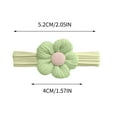 thumbnail image 4 of Vacemry Under $5 Children's Hair Tie Set, Soft Elastic Headbands with Flower Design, Seamless Ponytail Holders for Girls, Gentle No Pull Hair Accessories for Toddlers, 4 of 9