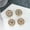 Champagne +Golden, variant on U8MO 50 Metal Bling Sunflower Crystal Rhinestone Pearl Flatback Buttons 14mm Sewing-Black +Golden