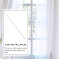 thumbnail image 3 of UPKOCH Sliding Window Track Repair Kit with Smooth Metal Guide for Easy Installation Silver, 3 of 8