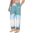 thumbnail image 2 of Sigee Bathtub with Soap Bubbles Print Men's Pajama Pants - Soft Lounge Sleep Bottoms with Elastic Waistband and Pockets-XX-Large, 2 of 9