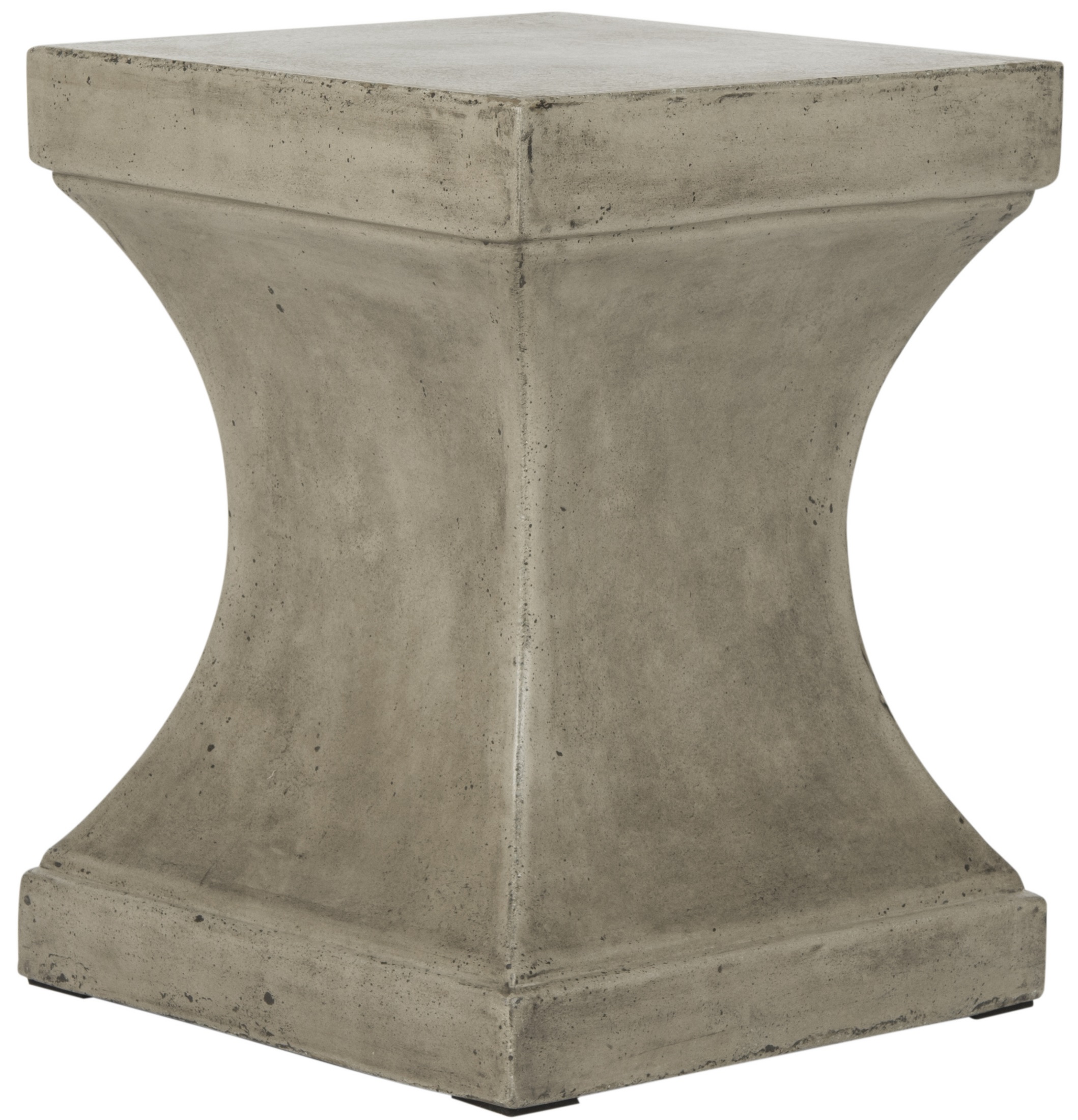 Safavieh Curby Outdoor Modern Concrete Accent Table - Dark Grey - image 3 of 5