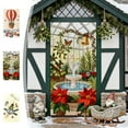 thumbnail image 7 of Steadline Oversized Christmas Door Curtain with 3D Embroidery - Holiday Decorative Cover for Indoor and Outdoor Festive Atmosphere Creation During Winter Celebration, 7 of 7