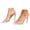White, variant on Mules Heels for Women Pointed Peep Toe Clear Band Kitten Heeled Sandals Slip on Backless Dress Shoes for Wedding Party Size 5-10