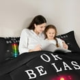 thumbnail image 5 of Feelyou Colorful Traffic Light Queen Comforter Set for Kids, Black Bedding Sets, Cartoon Theme Reversible Bedding Comforter Set, Super Cozy Room Decor, 3 Pieces, 5 of 8