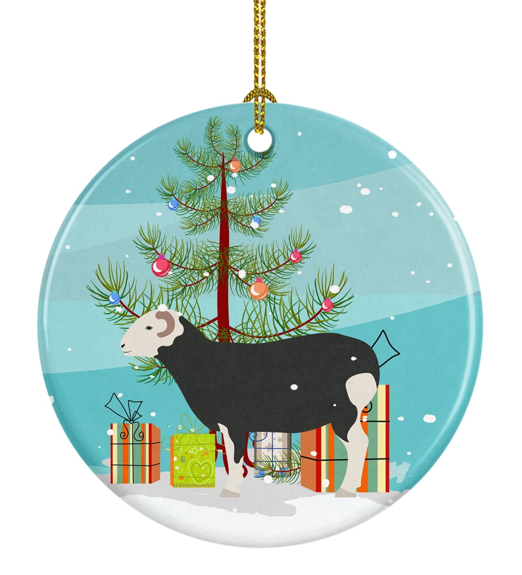 Herwick Sheep Christmas Ceramic Ornament BB9337CO1 ...