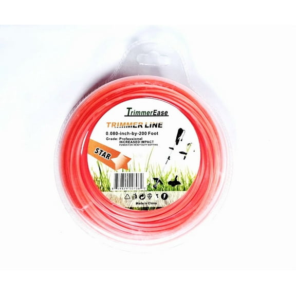 2MM 0.080" x 200 FT Nylon Commercial Grass Weed String Trimmer Line Edger TL02