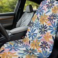 thumbnail image 4 of XYZCANDO Multi-Color Floral Confetti Car Seat Towel Cover Soft for Beach Workout Travel, Non-Slip Stain Resistant Car Cushion Seat Covers Washable, 4 of 11