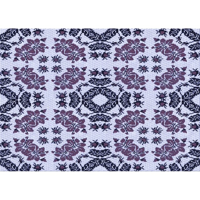 Ahgly Company Machine Washable Indoor Rectangle Transitional Purple Haze Purple Area Rugs, 4' x 6'