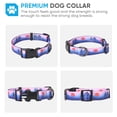 thumbnail image 3 of HEELE Dog Collar, Adjustable Soft Dog Collar for Small Medium Large Dogs,Floral Patterned Puppy Collars with Quick Release Buckle S Length 9.84''-14.96', 3 of 5