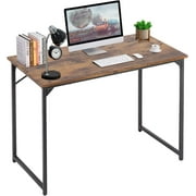 PayLessHere 39 inch Computer Desk Modern Writing Desk, Simple Study Table, Industrial Office Desk, Sturdy Laptop Table for Home Office, Vintage