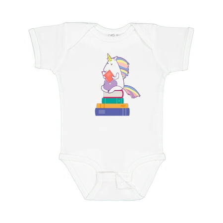 

Inktastic Book Lovers Gifts Unicorn Librarian Gift Baby Girl Bodysuit