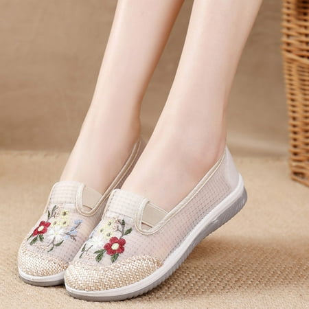 

Sawvnm Fashion Women Ventilate Casual Round Head Comfy Casual Mesh Shoes on Clearance