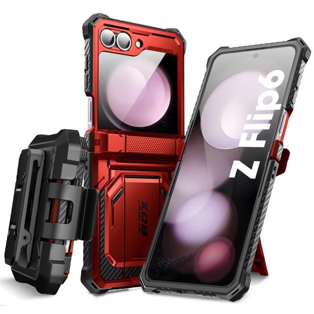 Funda de teléfono i-Blason Armorbox con soporte para Samsung Z Flip 7FE/6/5